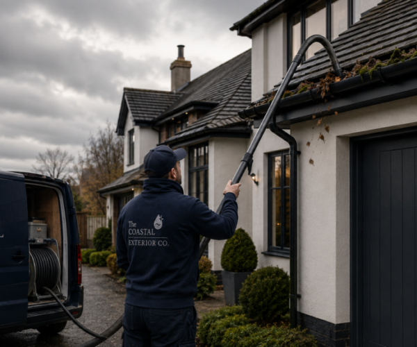Professional gutter cleaning across Berkshire. Leaves, moss and blockages safely removed.
